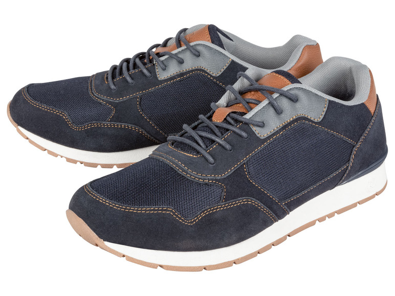 Gehe zu Vollbildansicht: LIVERGY® Sneaker Herren, mit Leder - Bild 19