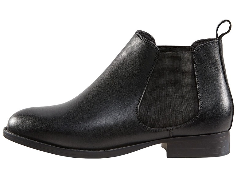 Gehe zu Vollbildansicht: ESMARA® Chelsea-Boots Damen, Leder, elastische Seiteneinsätze, weiche Polsterung - Bild 3