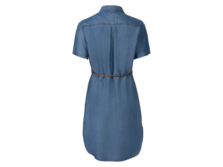 Gehe zu Vollbildansicht: ESMARA® Kleid Damen, mit Kellerfalte am Rücken, aus reinem Lyocell - Bild 11