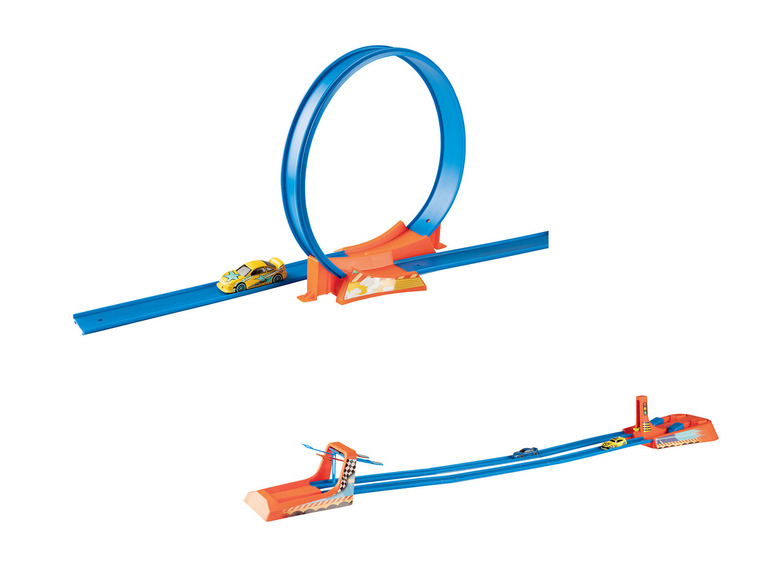 Gehe zu Vollbildansicht: Playtive Die Cast Track Sets - Bild 1