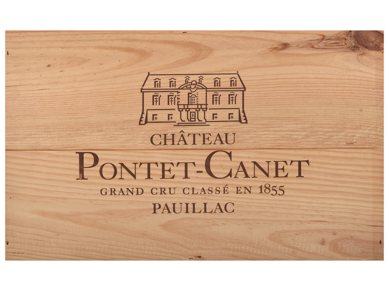 Gehe zu Vollbildansicht: 6 x 0,75-l-Flasche BIO Château Pontet-Canet Pauillac Grand Cru Classé AOC trocken, Rotwein 2015 - Original-Holzkiste - Bild 4