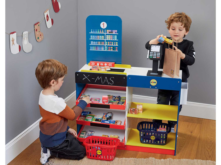 Gehe zu Vollbildansicht: Playtive Einkaufskorb mit Marken- und Eigenmarken miniaturen - Bild 3