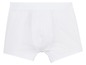 Weiße Herren-Boxershorts.