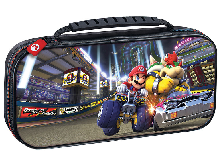 Gehe zu Vollbildansicht: Bigben Nintendo Switch Travel Case, Transporttasche inkl. 1x4-Spiele-Game-Box, 1x 2-Micro-SD-Card-Box - Bild 11