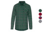 Langarmhemd mit grünem Karomuster