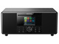 Schwarzes Grundig Radio mit Internetradio, DAB+ und Bluetooth.