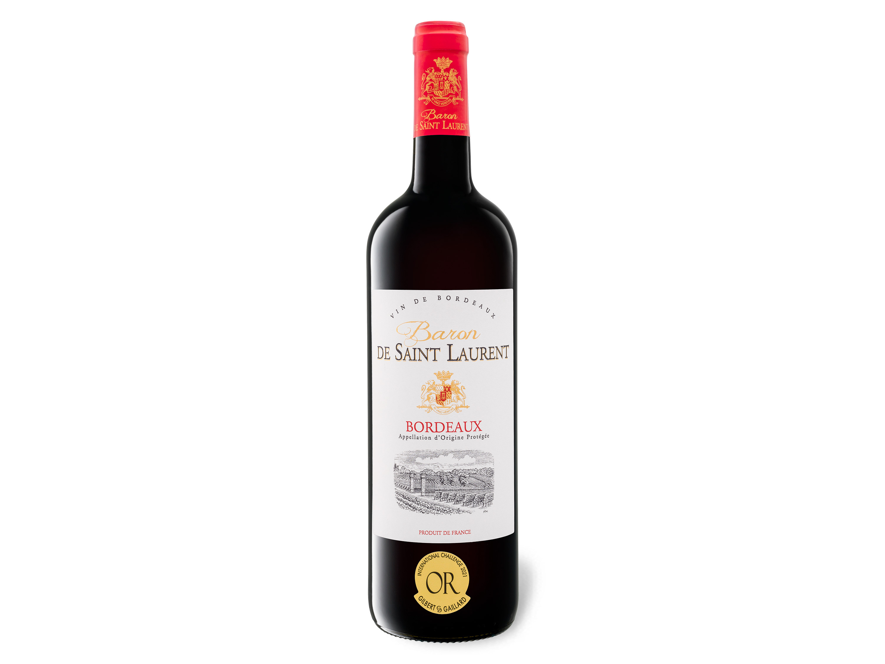 Baron de Saint Laurent Bordeaux AOP trocken, Rotwein 2020 Wein & Spirituosen Lidl DE