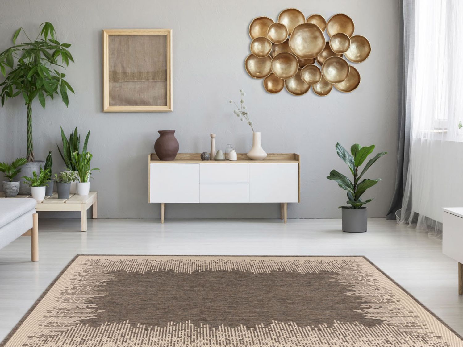 Thumbnail - Arte Espina Teppich Splash (Design 900, Braun, 200cm x 290cm)