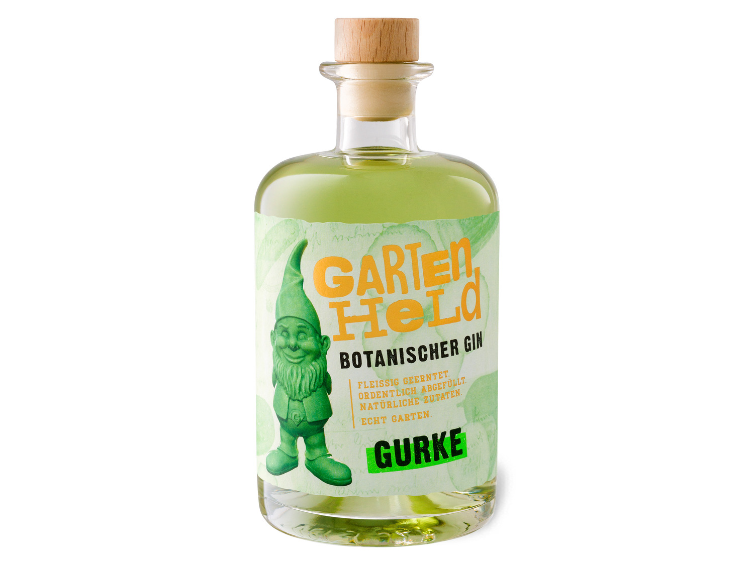 Gartenheld Botanischer Gin Gurke 37 5% Vol