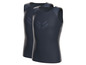 Zwei schwarze Sport-Tanktops mit grauen Details