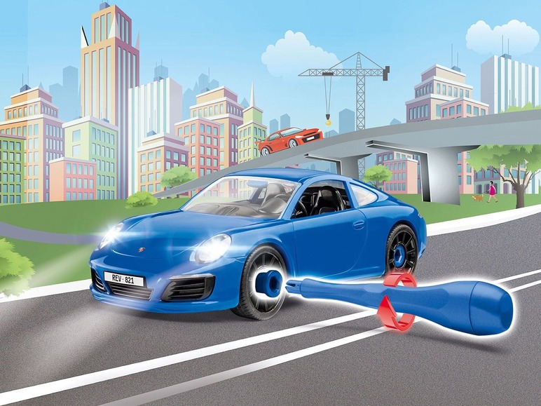 Gehe zu Vollbildansicht: Revell Junior Kit Modellbausatz »Porsche 911 Carrera S«, Fahrzeug, ab 4 Jahren - Bild 2
