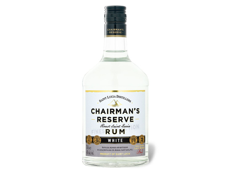 Gehe zu Vollbildansicht: Chairman's Reserve White Rum 43% Vol - Bild 1