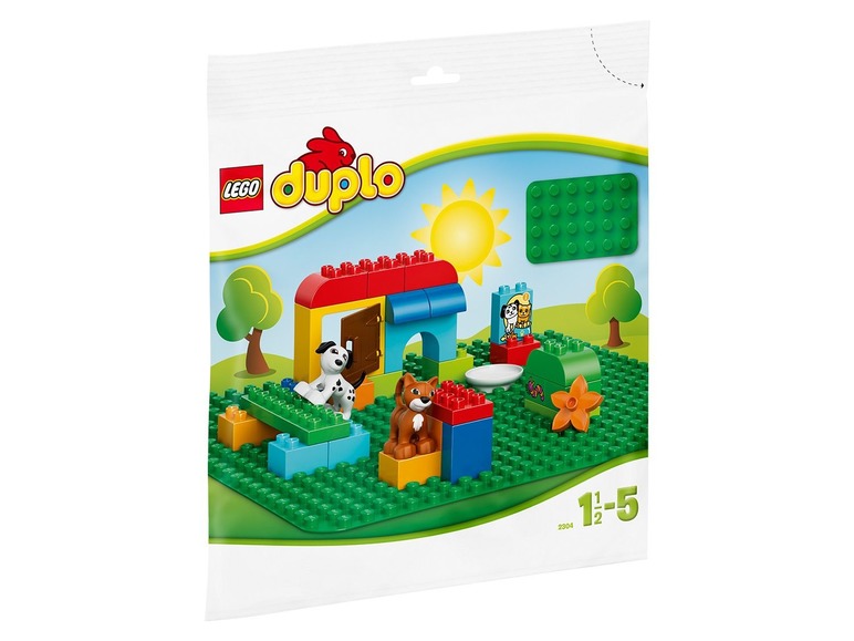 Gehe zu Vollbildansicht: LEGO® DUPLO® 2304 »LEGO® DUPLO® Große Bauplatte, grün« - Bild 1