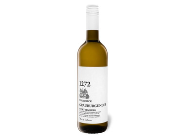 Schaubeck 1272 Grauburgunder Württemberg QbA trocken, Weißwein 2023