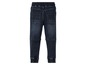 Dunkelblaue Jeans mit elastischem Bund