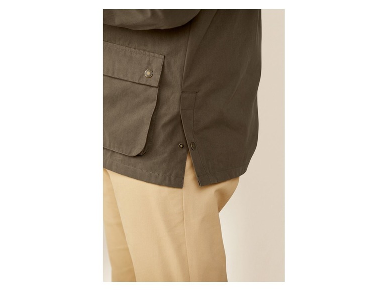 Gehe zu Vollbildansicht: LIVERGY® Jacke Herren, mit Cordkragen und Reißverschluss, wind- und wasserabweisend - Bild 6