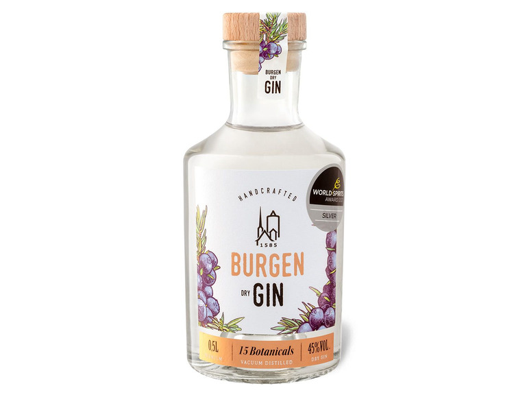 BIO Burgen Dry Gin 45% Vol online kaufen | LIDL