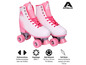 Rosa Quad-Roller von Apollo mit ABEC 7 Lagern.