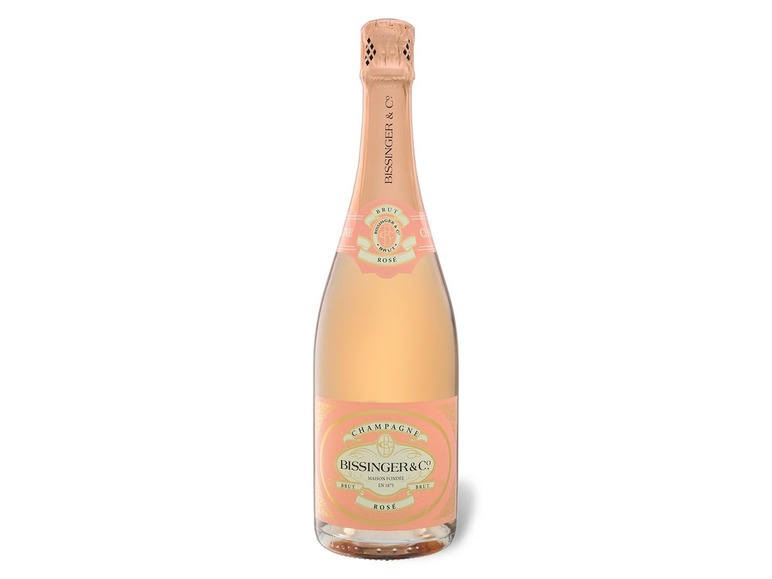 Gehe zu Vollbildansicht: BISSINGER Rosé brut, Champagner - Bild 1