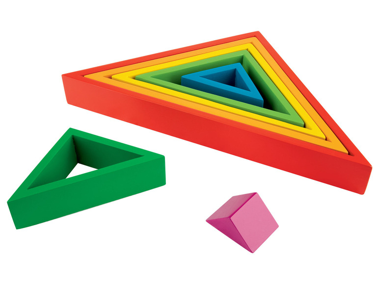 Gehe zu Vollbildansicht: Playtive Holz Regenbogen Montessori - Bild 4