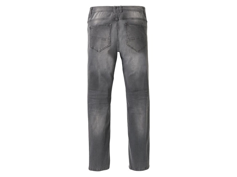 Gehe zu Vollbildansicht: LIVERGY® Jeans Herren, Slim Fit, 5-Pocket-Style, mit Knopfverschluss, hoher Baumwollanteil - Bild 3