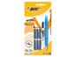 BIC Easy Clic Füller mit 6 Patronen und Mini-Radierer.