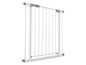 Ein weißes Hauck Baby-Sicherheitstor.