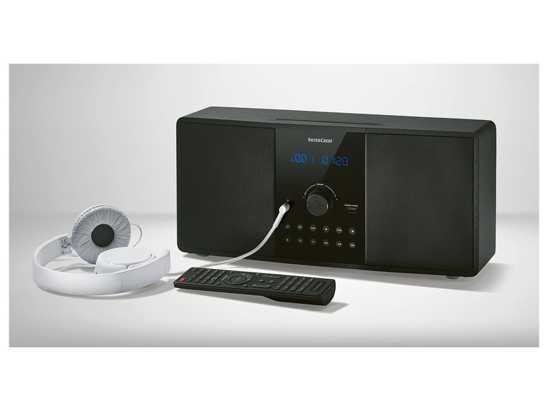 Gehe zu Vollbildansicht: SILVERCREST Micro- Stereoanlage mit CD Slot, Bluetooth USB und DAB+ »HG06313« - Bild 6