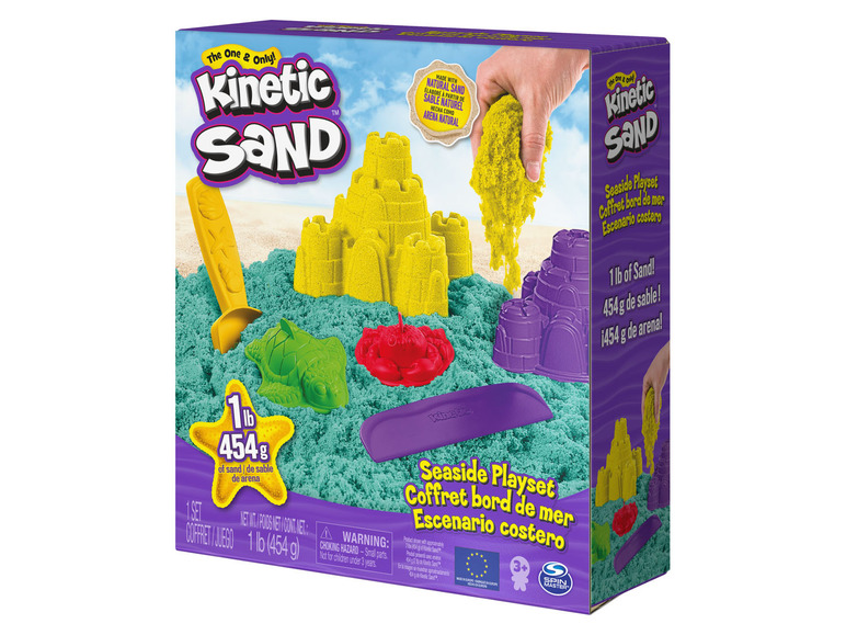 Gehe zu Vollbildansicht: Spinmaster Kinetic Sand »Seaside« Spielset - Bild 1