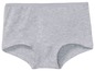 Graue Baumwoll-Unterhose für Mädchen.