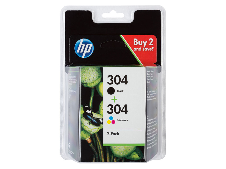 Gehe zu Vollbildansicht: HP Druckerpatrone 304 BK+CMY 2er Pack - Bild 1