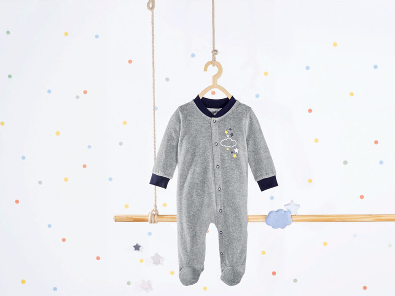 Gehe zu Vollbildansicht: lupilu® Baby Jungen Schlafoverall Nicki, mit Bio-Baumwolle - Bild 3