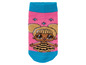 Rosa Socken mit einem LOL Surprise-Puppenmotiv.