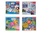 Vier Trefl Spielboxen mit 50 Spielen, mit den Themen Disney, Frozen, Peppa Pig und Paw Patrol.