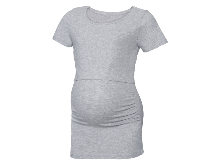 Gehe zu Vollbildansicht: esmara® Damen Umstands T-Shirt mit hohem Bio-Baumwollanteil - Bild 8