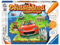 Ein Ravensburger Brettspiel 'In Deutschland unterwegs' mit einem tiptoi Stift.
