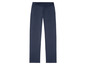 Dunkelblaue Jogginghose mit elastischem Bund.