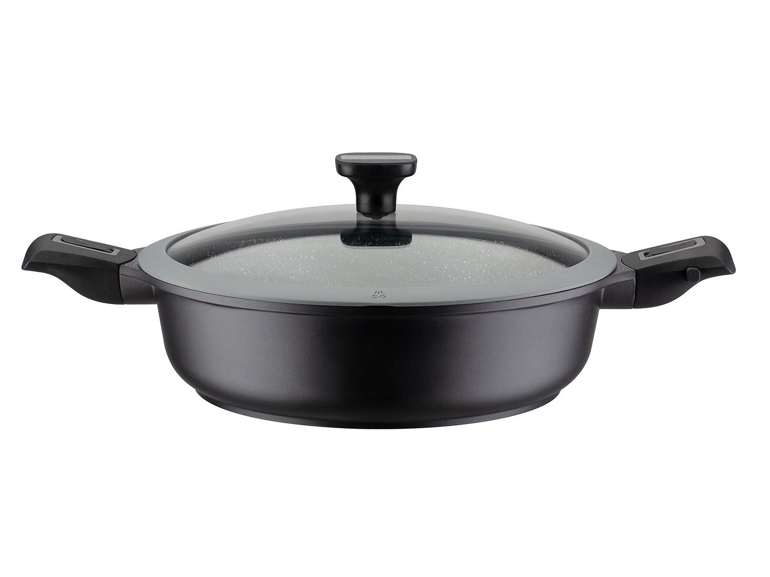 GSW  Schmorpfanne EASY CLICK 28 cm mit Glasdeckel - 5-teilig 3