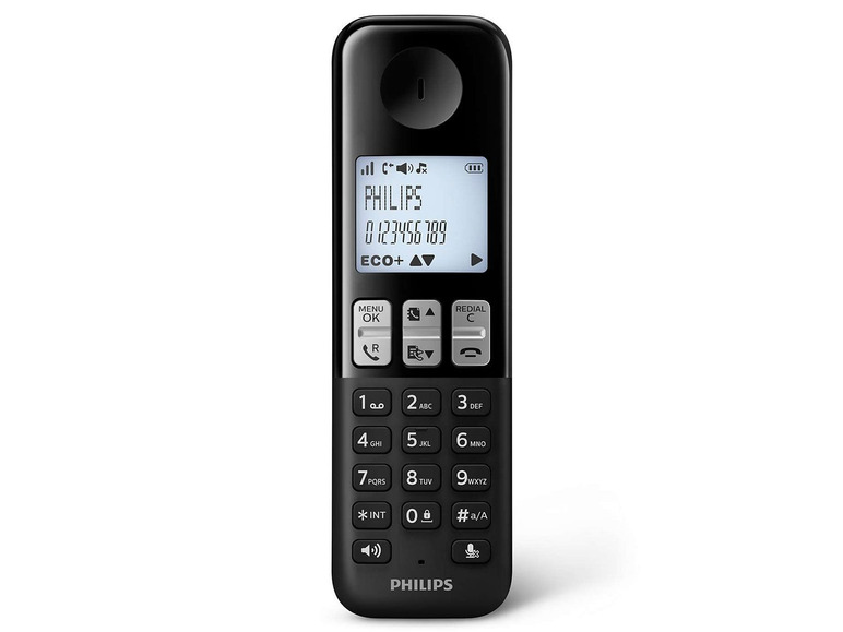 Gehe zu Vollbildansicht: PHILIPS D2551B Schnurlostelefon mit Anrufbeantworter - Bild 3