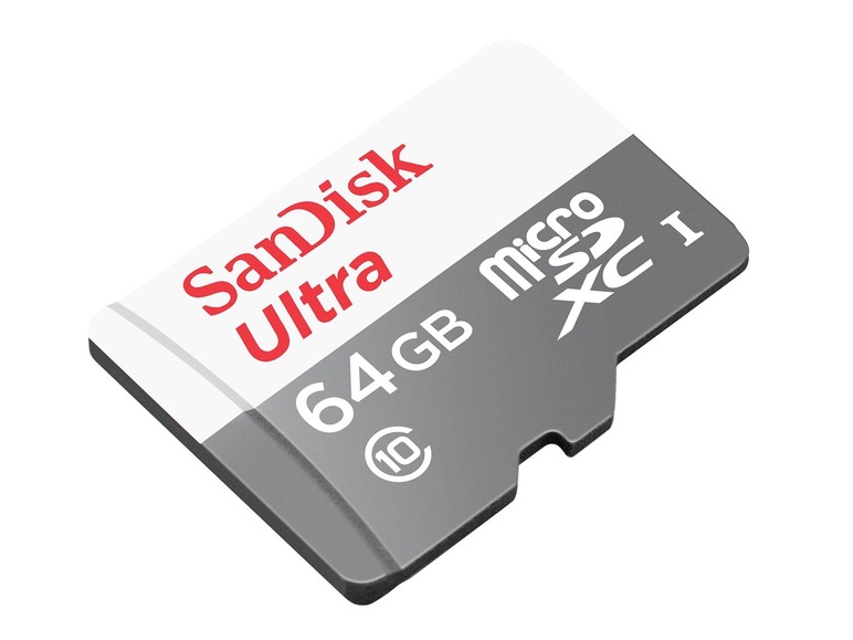 Gehe zu Vollbildansicht: SanDisk Ultra 64GB microSDXC Speicherkarte - Bild 3
