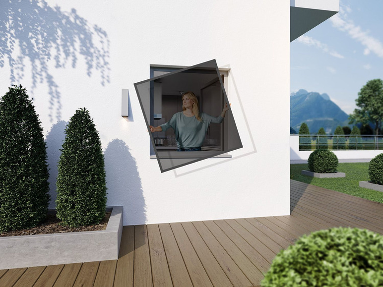 Gehe zu Vollbildansicht: wip Insektenschutz »SUN« Rahmen für Fenster, Spannrahmen - Bild 6