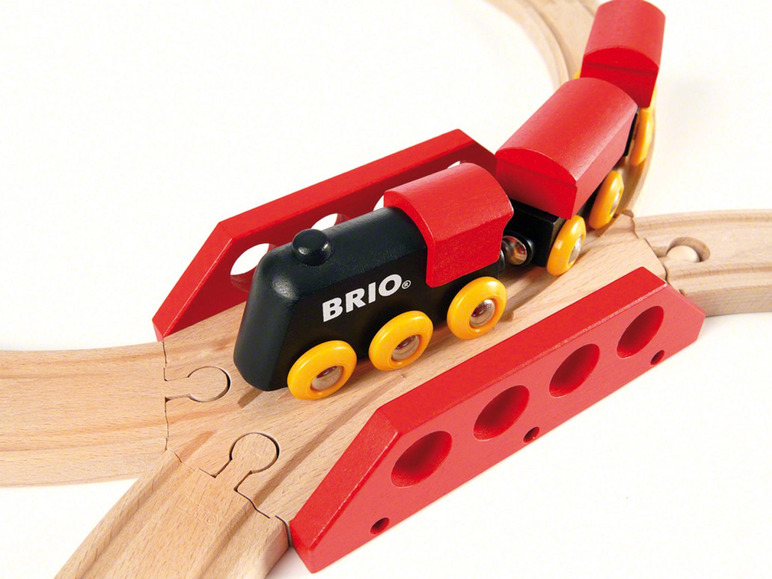 Gehe zu Vollbildansicht: BRIO 33028 »Bahn Acht Set - Classic Line«, 22-teilig, mit Holzzug, ab 2 Jahren - Bild 2