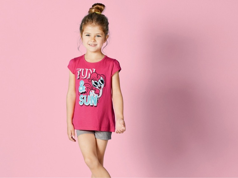 Gehe zu Vollbildansicht: Kinder T-Shirt Mädchen, in Single-Jersey-Qualität, aus reiner Baumwolle - Bild 11
