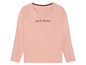 Rosa Langarmshirt mit dem Schriftzug 'Sweet dreams'.