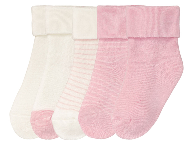 Gehe zu Vollbildansicht: lupilu Baby Socken, 5er Set, mit Bio-Baumwolle - Bild 2