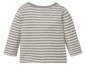 Gestreiftes Langarmshirt für Babys.