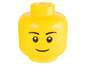 Ein gelber LEGO-Kopf, der als Aufbewahrungsbox verwendet wird.