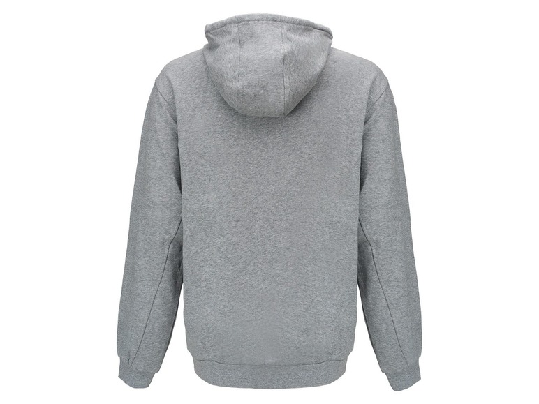 Grauer Hoodie mit Kapuze