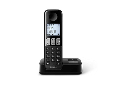 PHILIPS D2551B Schnurlostelefon mit Anrufbeantworter