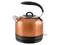 Ein kupferfarbener Wasserkocher der Marke Emerio.